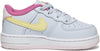 Toddler's Nike Force 1 Football Grey/Citron Tint (DV7764 001)
