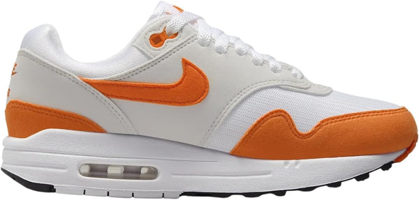Women's Nike Air Max 1 Neutral Grey/Safety Orange (DZ2628 002)