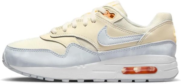 Little Kid's Nike Air Max 1 Pale Ivory/Football Grey (DZ3307 102)