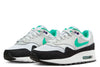 Big Kid's Nike Air Max 1 White/Hyper Jade-Pure Platinum (DZ3307 114)