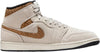Men's Air Jordan 1 Mid SE LT Orewood Brn/Metallic Gold (DZ4129 102)