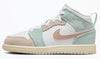 Little Kid's Jordan 1 Mid SE White/Pink Oxford-Jade Ice (DZ5359 100)