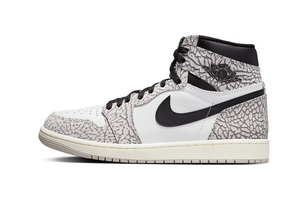 Men's Air Jordan 1 Retro High OG Tech Grey/Muslin-Blck-Wht (DZ5485 052)