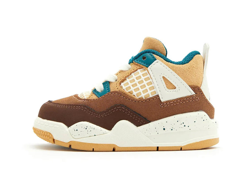 Toddler Jordan 4 Retro Cacao Wow/Geode Teal (FB2215 200)