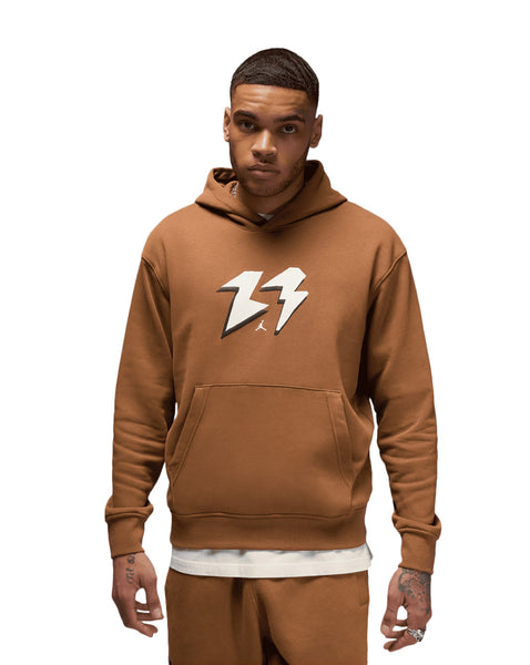 Men's Jordan Flight MVP Light British Tan Fleece Pullover Hoodie