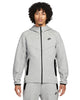 Men's Nike Sportswear Tech Fleece Drk/Gry Hthr/Blk Full Zip Hoodie