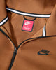 Men's Nike Sportswear Tech Fleece Lght British Tn/Bk Wndrunner FZ Hoodie