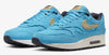 Men's Nike Air Max 1 PRM Baltic Blue/Sesame-Gridiron (FB8915 400)