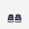 Toddler's Nike Dunk Low White/Midnight Navy-White (FB9107 116)
