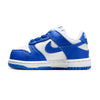 Toddler's Nike Dunk Low White/Hyper Royal-Hyper Royal (FB9107 131)