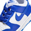 Toddler's Nike Dunk Low White/Hyper Royal-Hyper Royal (FB9107 131)
