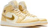 Women's Jordan 1 Mid SE Pale Vanilla/Metallic Gold (FB9892 200)