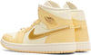 Women's Jordan 1 Mid SE Pale Vanilla/Metallic Gold (FB9892 200)