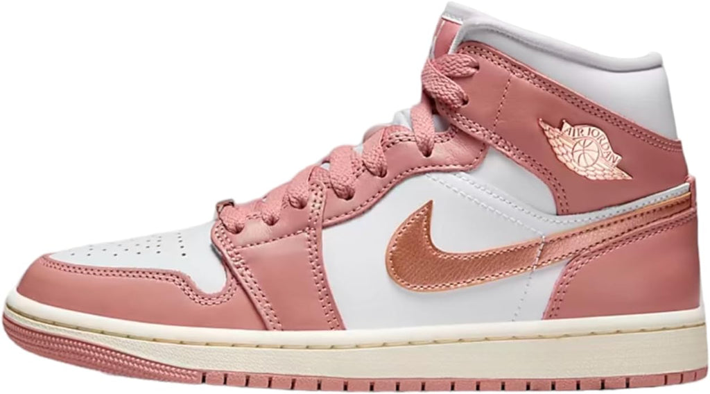 Women's Air Jordan 1 MID SE Red Stardust/Metallic Copper (FB9892 670)
