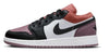 Big Kid's Jordan 1 Low SE White/Black-Sky J Orange (FB9908 102)