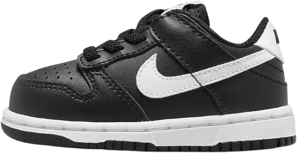 Toddler's Nike Dunk Low Black/White-Black-White (FD1233 001)