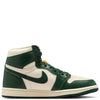 Women's Air Jordan 1 HI OG Pale Ivory/Pro Green-Fir (FD2596 101)