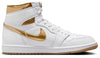 Women's Jordan 1 Retro High OG White/Metallic Gold (FD2596 107)