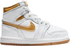 Toddler's Jordan 1 Retro High OG White/Metallic Gold (FD2598 107)