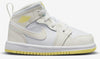 Toddler's Jordan 1 Mid Sail/LT Laser Orange-White (FD8782 181)