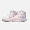 Toddler's Jordan 1 Mid Pink Wash/Violet Frost-White (FD8782 601)