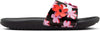 Little Kid's and Big Kid's Nike Kawa Slide SE Blk/Wht-Pink Rise (FJ2872 001)