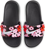 Little Kid's and Big Kid's Nike Kawa Slide SE Bk/Wht-Pnk Rs (FJ2872 001)