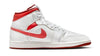 Men's Jordan 1 Mid SE White/Lobster-Dune Red-Sail (FJ3458 160)