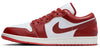 Men's Jordan 1 Low White/Dune Red-Lobster-Sail (FJ3459 160)