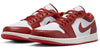 Men's Jordan 1 Low White/Dune Red-Lobster-Sail (FJ3459 160)
