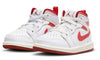 Toddler's Jordan 1 Mid SE White/Lobster-Dune Red-Sail (FJ3466 160)