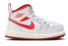Toddler's Jordan 1 Mid SE White/Lobster-Dune Red-Sail (FJ3466 160)