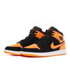 Men's Air Jordan 1 Mid SE Black/Vivid Orange (FJ4923 008)
