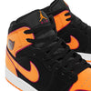 Men's Air Jordan 1 Mid SE Black/Vivid Orange (FJ4923 008)
