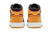 Big Kid's Air Jordan 1 Mid SE Black/Vivid Orange (FJ4924 008)
