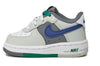 Toddler's Nike Air Force 1 LV8 1 Light Slvr/Deep Royal Blue (FJ8788 001)