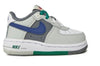 Toddler's Nike Air Force 1 LV8 1 Light Slvr/Deep Royal Blue (FJ8788 001)