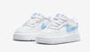 Toddler's Nike Air Force 1 Low Easyon Wht/Aquarius Blue-Wht (FN0236 107)