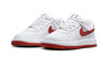 Little Kid's Nike Air Force 1 Low Easyon White/Dragon Red-White (FN0237 116)