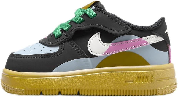 Toddler's Nike Force 1 Low EasyOn Black/Summit White (FN0408 001)