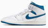 Men's Jordan 1 Mid SE White/Industrial Blue-Sail (FN5215 141)