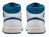 Men's Jordan 1 Mid SE White/Industrial Blue-Sail (FN5215 141)