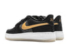 Big Kid's Nike Air Force 1 Low LV8 BG Black/Metallic Gold-White (FN6977 010)