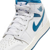 Big Kid's Jordan 1 Mid SE White/Industrial Blue-Sail (FN7432 141)