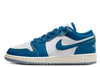 Big Kid's Jordan 1 Low SE White/Industrial Blue (FN9137 141)