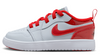 Little Kid's Jordan 1 Low ALT SE Football Grey/Univer Red (FN9744 018)