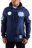 Mitchell & Ness Navy Blue UNC NCAA Champ City Fleece Pullover Hoodie