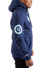 Mitchell & Ness Navy Blue UNC NCAA Champ City Fleece Pullover Hoodie