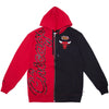 Men's Mitchell & Ness NBA Chicago Bulls Red/Black Full Zip Fleece 2.0