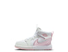 Little Kid's Jordan 1 Mid RM Easyon White/Pnk Foam-Fire Red (FQ1282 101)